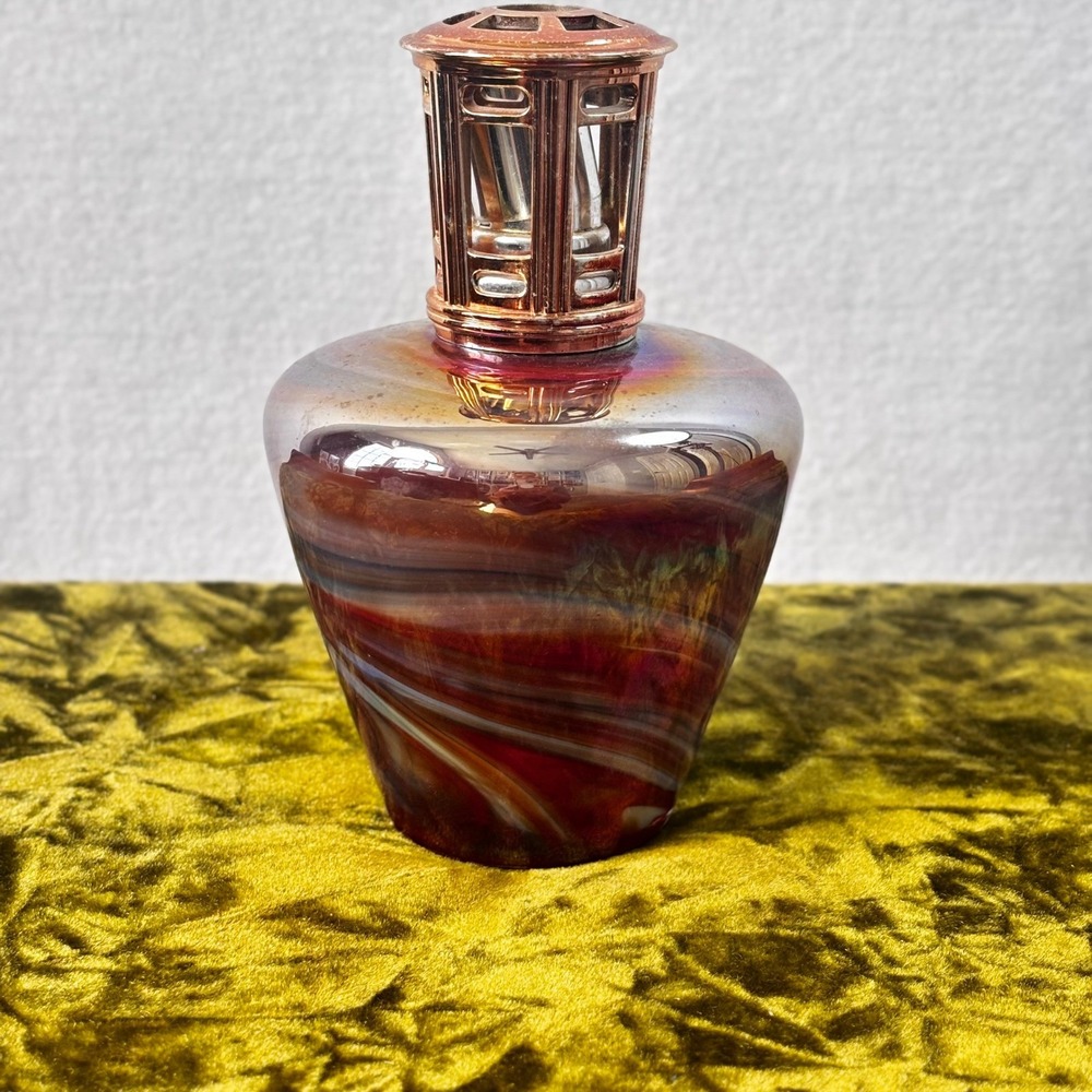 Lamp Berger Artisan Iridescent Glass Fragrance Lamp Catalytic‎ Gold Silver Red